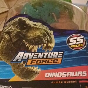 Dinosaurs Jumbo Bucket - Green and Brown